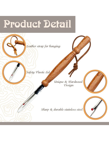 Desgarrador de Costura SAVINA de Madera Dura y Acero Inoxidable Desgarrador de Costura SAVINA de Madera Dura y Acero Inoxidable