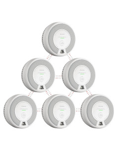 Detector de Humo y Monóxido X-Sense SC06-W, Paquete de 6