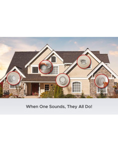 Detector de Humo y Monóxido X-Sense SC06-W, Paquete de 6 2