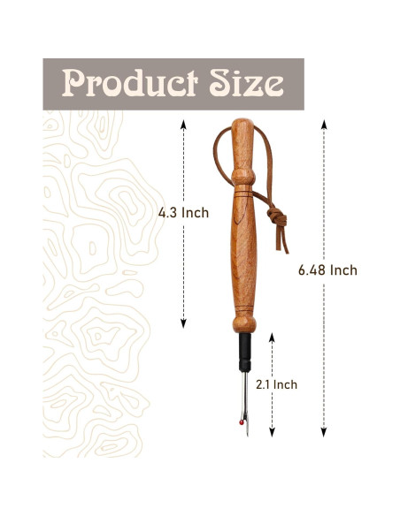 Desgarrador de Costura SAVINA de Madera Dura y Acero Inoxidable Desgarrador de Costura SAVINA de Madera Dura y Acero Inoxidable