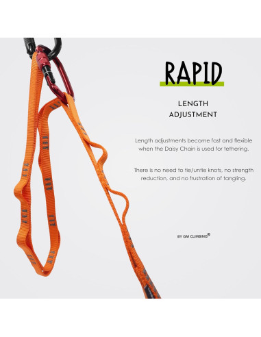 Cadena de Daisy GM CLIMBING Nylon 16mm 22kN 120cm CE UIAA