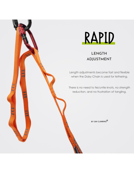 Cadena de Daisy GM CLIMBING Nylon 16mm 22kN 120cm CE UIAA
