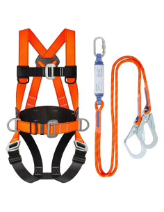 Arnés de Seguridad DIJJIG Naranja Cuerpo Completo 3.12 kg