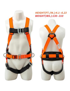 Arnés de Seguridad DIJJIG Naranja Cuerpo Completo 3.12 kg 2