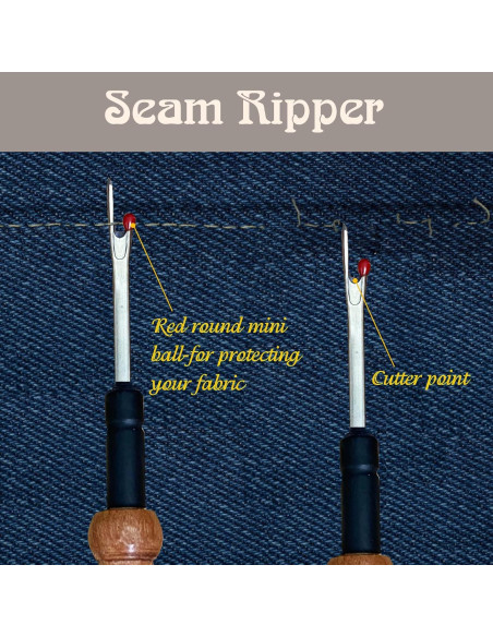 Desgarrador de Costura SAVINA de Madera Dura y Acero Inoxidable Desgarrador de Costura SAVINA de Madera Dura y Acero Inoxidable