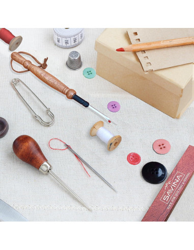 Desgarrador de Costura SAVINA de Madera Dura y Acero Inoxidable