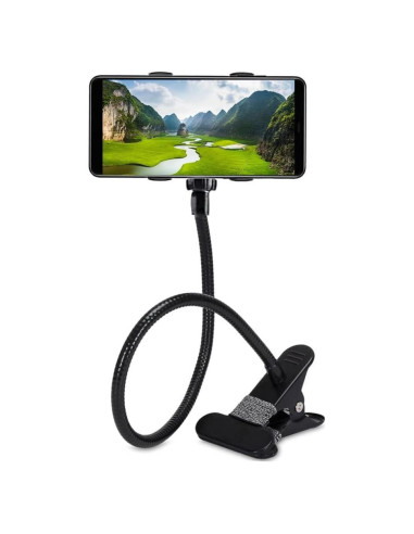 Soporte para Teléfono Selfdee Flexible con Clip Negro