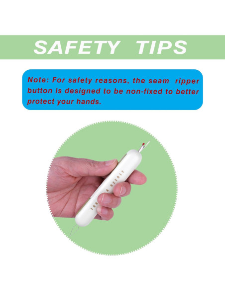 Desgarradores de Costura 2-en-1 Meggy - Enhebrador y Removedor
