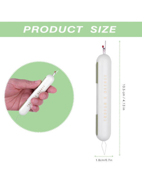 Desgarradores de Costura 2-en-1 Meggy - Enhebrador y Removedor