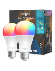 Bombillas LED U-tec A19 1100 Lúmenes RGB 2 Paquete