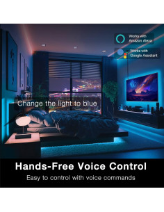 Luces LED WiFi DAYBETTER 30,48m Control por App y Voz 2