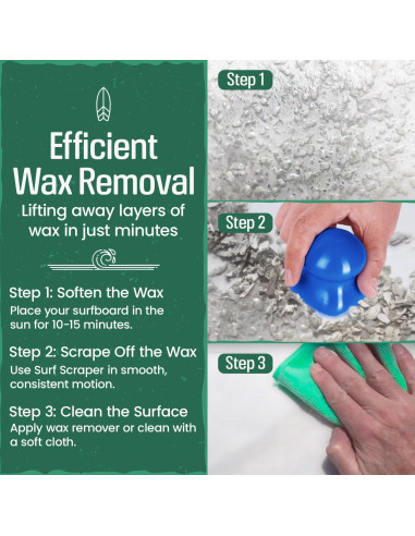 Removedor de Cera para Surf Samorillo 2 Pack Ergonómico