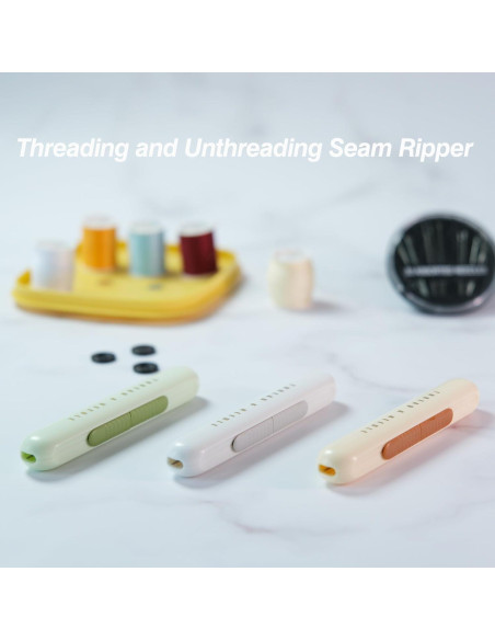 Desgarradores de Costura 2-en-1 Meggy - Enhebrador y Removedor