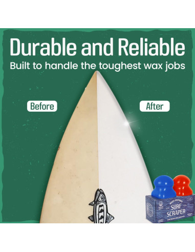 Removedor de Cera para Surf Samorillo 2 Pack Ergonómico