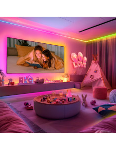 Tira LED 30,48 m ATHONO IC+RGB con control remoto y app 2