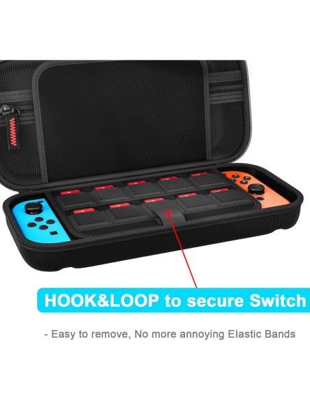 Funda de Transporte Daydayup para Nintendo Switch OLED 20 Cartuchos