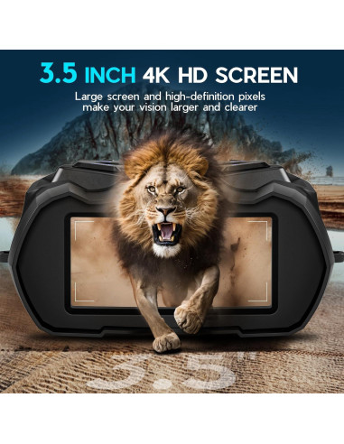 Gafas de Visión Nocturna WISHBETY 4K 3.5" 10X Zoom