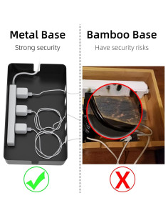 Estación de Carga GAZITOP para 5 Dispositivos en Metal 2