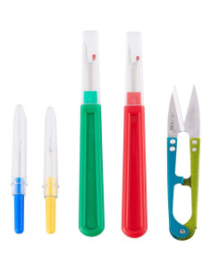 Kit de Descosedores y Tijeras de Costura CampTek - 5 Piezas 2