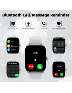 Reloj Inteligente Othalne P68 2.01" Bluetooth IP68 Salud 2