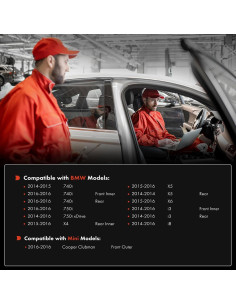 Sensor de Estacionamiento A-Premium 4-PC para BMW y Mini 2