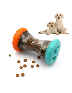 Juguete dispensador de golosinas Aelflane para perros 8x8x14cm