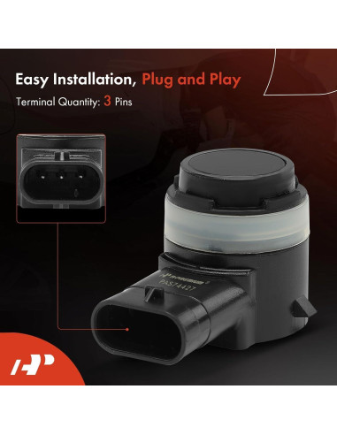 Sensor de Estacionamiento A-Premium 4-PC para BMW y Mini