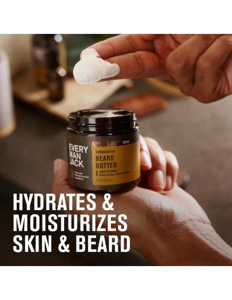 Mantequilla para Barba Every Man Jack - Sándalo - 113 g