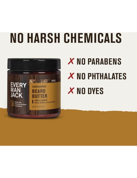 Mantequilla para Barba Every Man Jack - Sándalo - 113 g