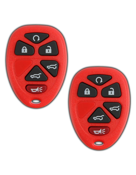 2X Llave Remota KeylessOption para Cadillac y Chevrolet
