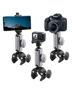 Abrazadera de Montaje Suptig para Cámara y Teléfono