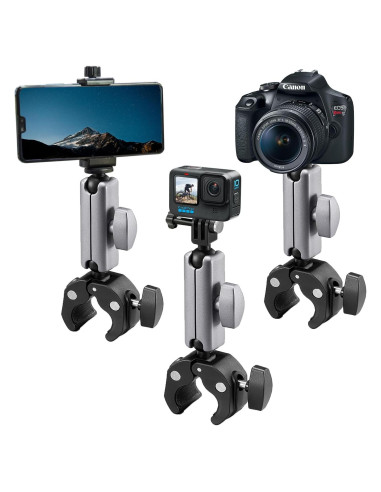 Abrazadera de Montaje Suptig para Cámara y Teléfono