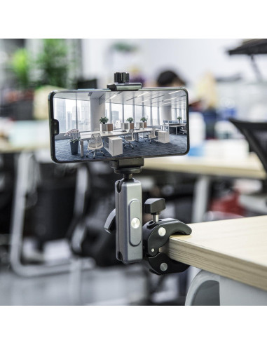 Abrazadera de Montaje Suptig para Cámara y Teléfono