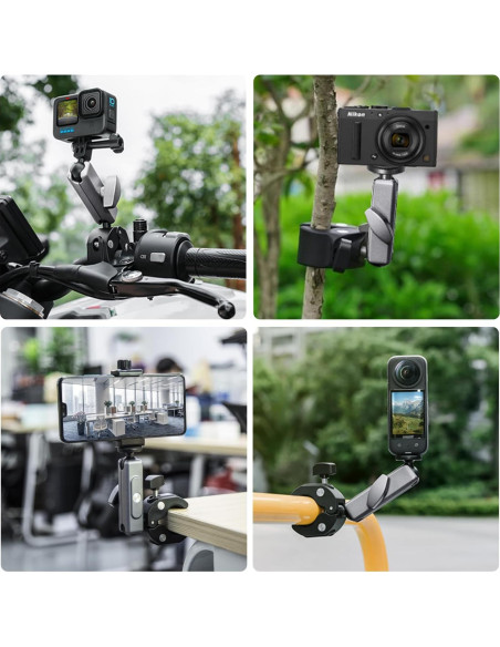 Abrazadera de Montaje Suptig para Cámara y Teléfono