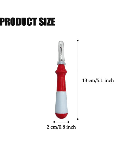 Desgarrador de Costura GDMINLO 3 Piezas Ergonomico 13 cm