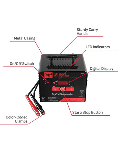 Cargador y Arrancador Schumacher FR01335 4-en-1 200A 12V