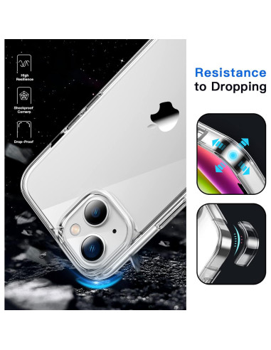 Funda JETech para iPhone 14 6.1" Transparente a Prueba de Golpes