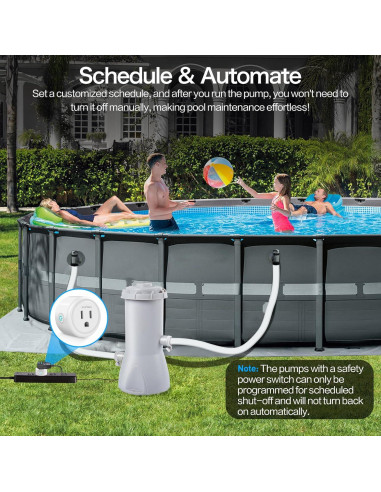 Enchufe Inteligente WiFi KimFilter 5.79cm Control por App