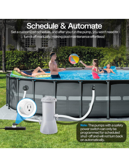 Enchufe Inteligente WiFi KimFilter 5.79cm Control por App