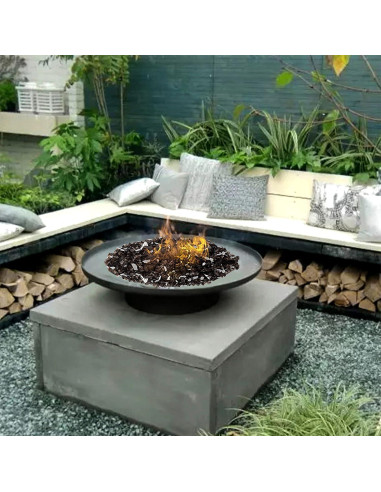 Vidrio para Fuego Onlyfire 4,54 kg Bronce 0,64 cm Reflectante