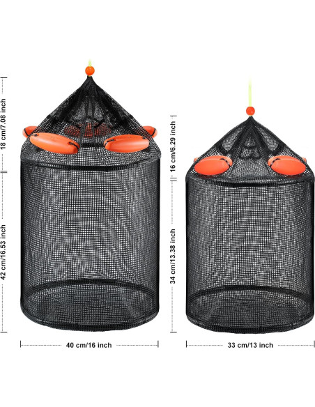 Cesta Flotante Plegable ZenWidea 33x41 cm para Pesca