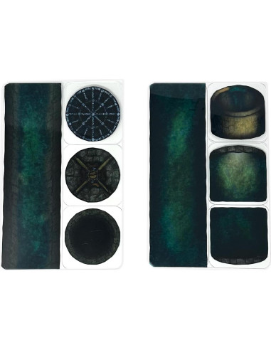 Terreno Doble Cara Arcknight 24 Piezas D&D y RPGs