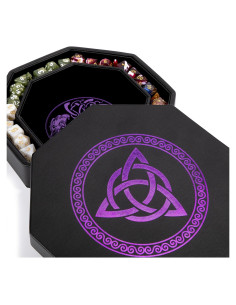 Bandeja de Dados Soar Forge 20 cm Octagonal Púrpura