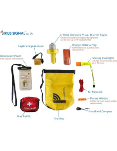 Kit de Seguridad y Emergencia Sirius Signal SB-3L para Barcos 2