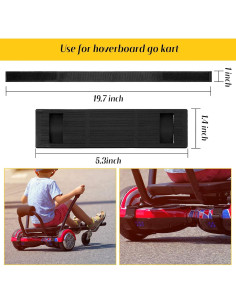 8 Correas Ajustables Frienda para Hoverboard + 4 Protectores 2