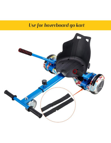 8 Correas Ajustables Frienda para Hoverboard + 4 Protectores