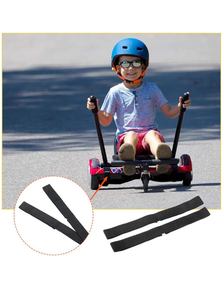8 Correas Ajustables Frienda para Hoverboard + 4 Protectores
