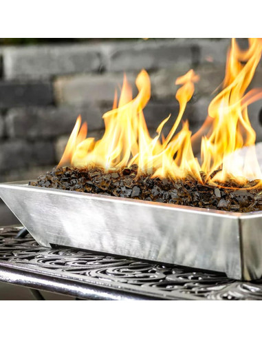 Vidrio para Fuego Onlyfire 4,54 kg Bronce 0,64 cm para Hoguera