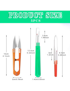 Kit Desgarradores de Costura MUUZLL - 2 Grandes y 2 Pequeños 2