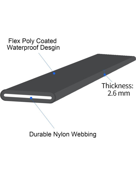 Correa Larga Impermeable Nimble 15.24m para Perros Correa Larga Impermeable Nimble 15.24m para Perros